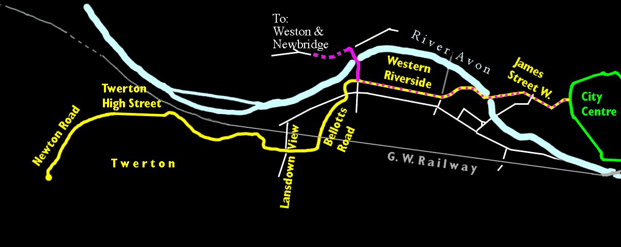 Twerton route map 35kb